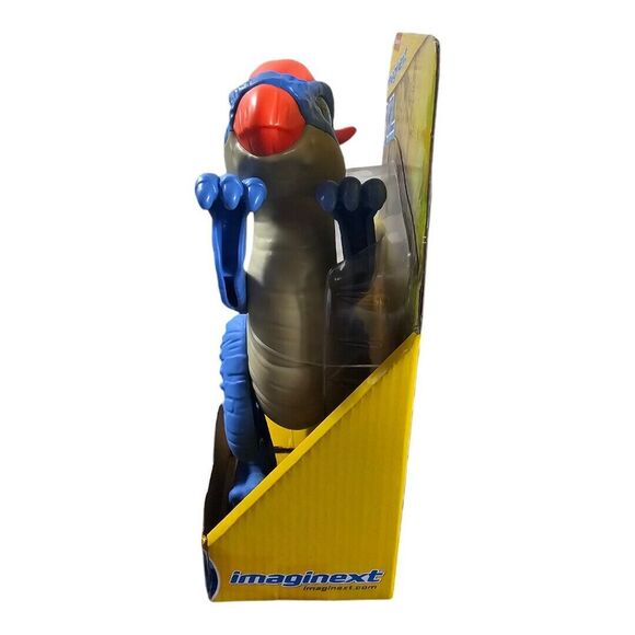 Imaginext XL Jurassic World Camp Cretaceous Blue Raptor Dinosaur Figure 9" New - Picture 4 of 5